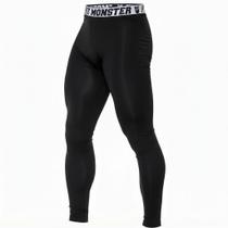 Calça Térmica Segunda Pele Esportivo Masculino Proteção UV50 Microfibra PitMonster