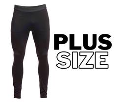 Calça Térmica Segunda Pele Masculina Compressão Esportiva Tamanho Normal e Plus Size Futebol Corrida Kit com 3 Unidades Ciclismo Jiu Jitsu Kanxa