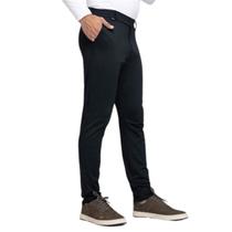 Calça Térmica Skinny Masculina Para Frio Inverno Com Bolso Tecido Thermo Power Preto Antipilling Macio