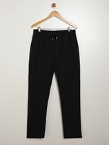 Calça Texturizada Reta Plus Size Feminina PRETO