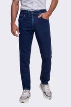Calça Tommy Jeans Masculina Slim Tapered Azul Escuro - Tamanho 38 - Cor Azul escuro