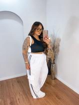 Calça Track Pants Pantalona Cargo Moda Gringa Plus Size