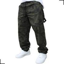 Calça Tradicional Reta Cargo CAMUFLADA Street Boss