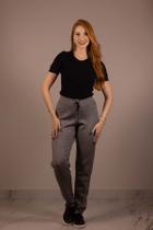 Calça Tricô Duas Estações Preto e Branco Calça Tricô Duas Estações Preto e Branco