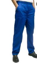 Calça uniforme em Sarja azul. Tam. M