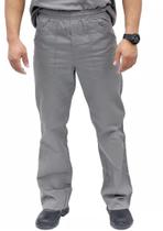 Calça uniforme em Sarja Cinza. Tam. P