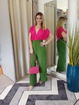 Calça verde menta malha