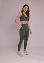 Calça Verde Militar com Bolso - Lorena