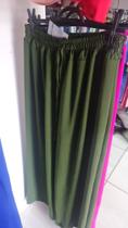 Calça verde musgo tecido leve