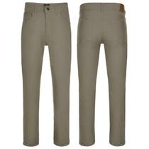 Calça Vilejack Brim Comfort Caqui: Calça Vilejack Brim Comfort Caqui: