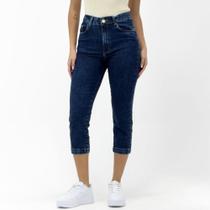 Calça Voox Jeans Capri Estonada Feminina Calça Voox Jeans Capri Estonada Feminina