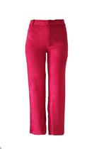 Calça Wed Leg Maria Maturana De Suede Rosa Calça Wed Leg Maria Maturana De Suede Rosa