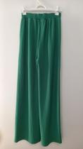 Calça Wid Leg Pantalona Verde