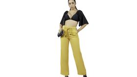 Calça wide leg caccau