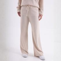 Calça Wide Leg De Tricot Feminino Revanche Sisak