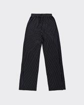Calça Wide Leg Feminina Em Malha Jacquard Listrada - ENFIM Calça Wide Leg Feminina Em Malha Jacquard Listrada - ENFIM