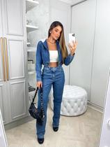 Calça Wide Leg Jeans