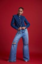 Calça wide leg jeans lav clara all is love