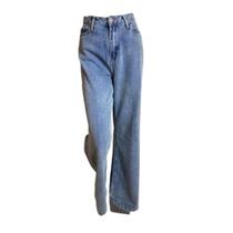 Calça wide leg jeans sly