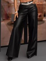 Calça Wide Leg material ecológico Pit Bull Jeans 66715 Calça Wide Leg material ecológico Pit Bull Jeans 66715