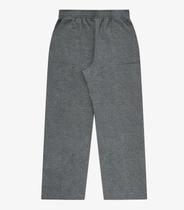 Calça Wide Leg Moletom Peluciado Básico Rovitex Cinza