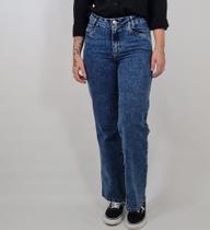 Calça Wide Leg Petra Feminino 80% Algodão/18% Poliester/2% Elastano Blufera Jeans 21060A1