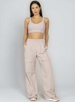 Calca wide leg stylish run more