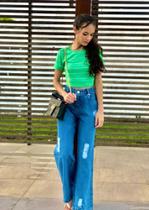 Calça wide legg tamanho 12, 14 e 16 Calça wide legg tamanho 12, 14 e 16