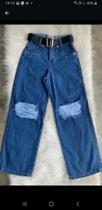 Calça wide legging juvenil