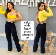Calça Wide Legue Preta
