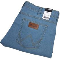 Calça Wrangler Masculina Azul Clara Reta Original C/elastano