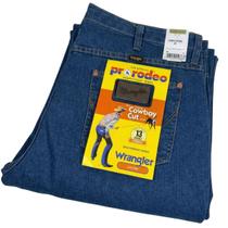 Calça Wrangler Masculina Plus Size Com Elastano Cowboy Cut