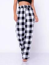 Calça Xadrez Preta Calça Xadrez Preta