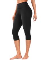 CALÇA YEOREO Legging Capri com Detalhe Franzido 43 cm Nylon/Elastano CALÇA YEOREO Legging Capri com Detalhe Franzido 43 cm Nylon/Elastano