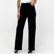 Calça Young Style Sarja Wide Leg Feminina Calça Young Style Sarja Wide Leg Feminina