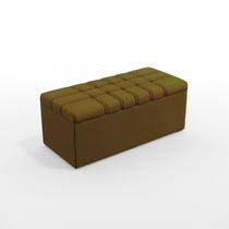 Calçadeira Alpha 90 Modulada Estofada N-028 Veludo Marrom Claro Aradecor Calçadeira Alpha 90 Modulada Estofada N-028 Veludo Marrom Claro Aradecor