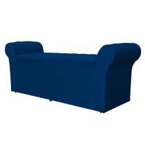 Calçadeira Baú Cancun Super King 195 cm Suede Cores - DS Estofados