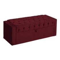 Calçadeira Baú Para Cama Box Emma Suede Cores - DS Estofados
