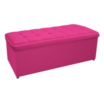 Calçadeira Copenhague 160 cm Queen Size Suede Pink - Doce Sonho Móveis