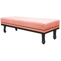 Calçadeira King Orlando P02 195 cm para cama Box Suede - Amarena Móveis