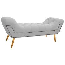 Calçadeira Madrid 100 cm Suede Branco