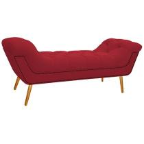 Calçadeira Madrid 140 cm Suede Vermelho