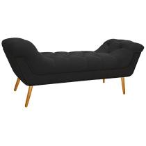 Calçadeira Madrid 160 cm Suede Preto