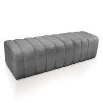 Calçadeira Olivia Queen 160cm Cinza