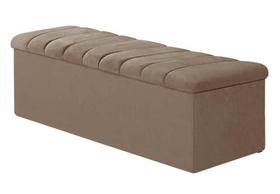 Calçadeira Para Cama Box Condessa Casal 140 Lx Bege - Luma