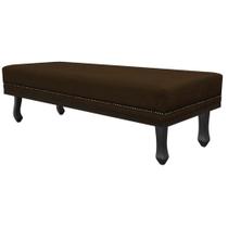 Calçadeira Queen Orlando P02 160 cm para cama Box Corano Marrom - Amarena Móveis