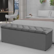 Calçadeira Recamier 160cm Lotus Cinza Calçadeira Recamier 160cm Lotus Cinza