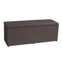 Calçadeira Recamier Baú Queen 1,60m Berlim Suede - Pallazio Calçadeira Recamier Baú Queen 1,60m Berlim Suede - Pallazio