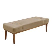 Calçadeira Recamier Casal King 195cm Cléo Suede - Loja Sheep