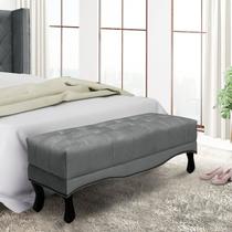 Calçadeira Recamier Queen Veludo Vicenza